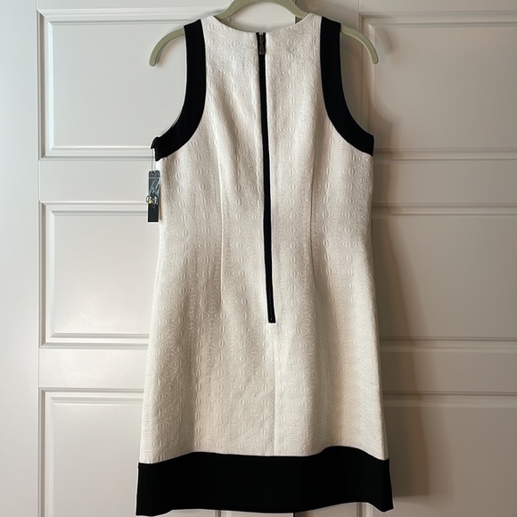 Laundry 6 NWT white black beaded sleeveless shift dress - Picture 11 of 13
